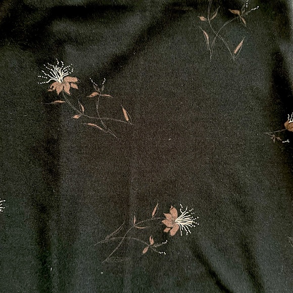 Hennes Collection - Vintage Black Floral Maxi Skirt - Picture 3 of 4